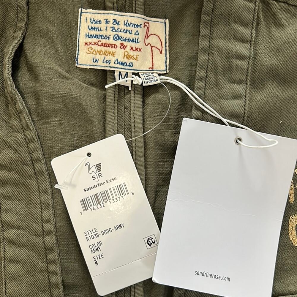 Free People x Sandrine Rose - NWT Army Long Jacket - Picture 15 of 16